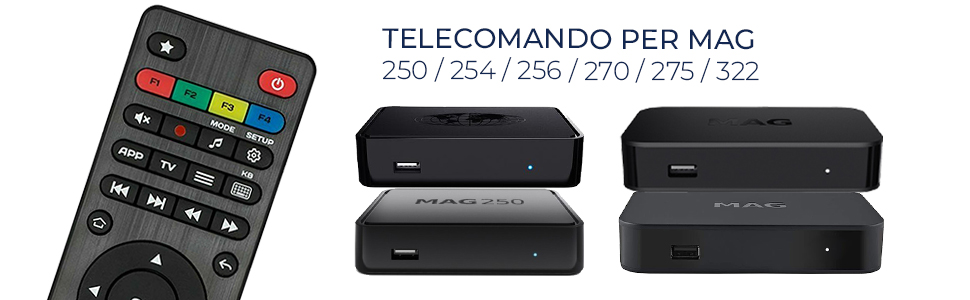 Informir Telecomando originale per MAG Informir 250/254/256/270/275/322