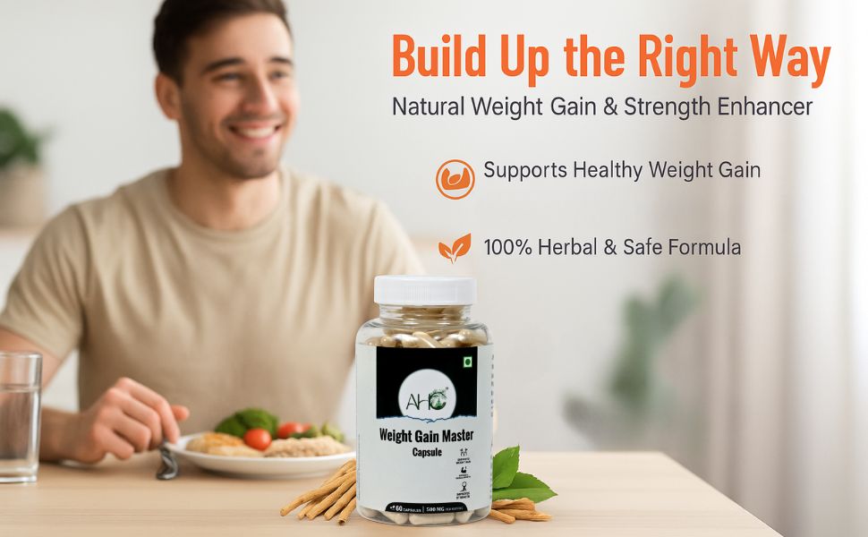 Review Avhc Weight Gain Master Capsules 500Mg, 60 Capsules | New &Amp; 13 Spn-Wt380