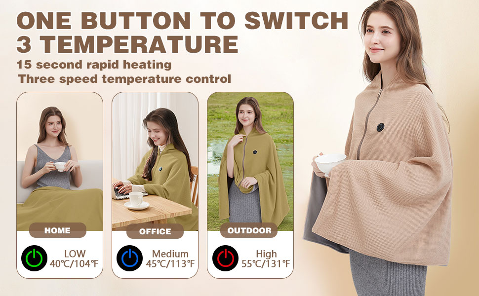 heated shawl amazon