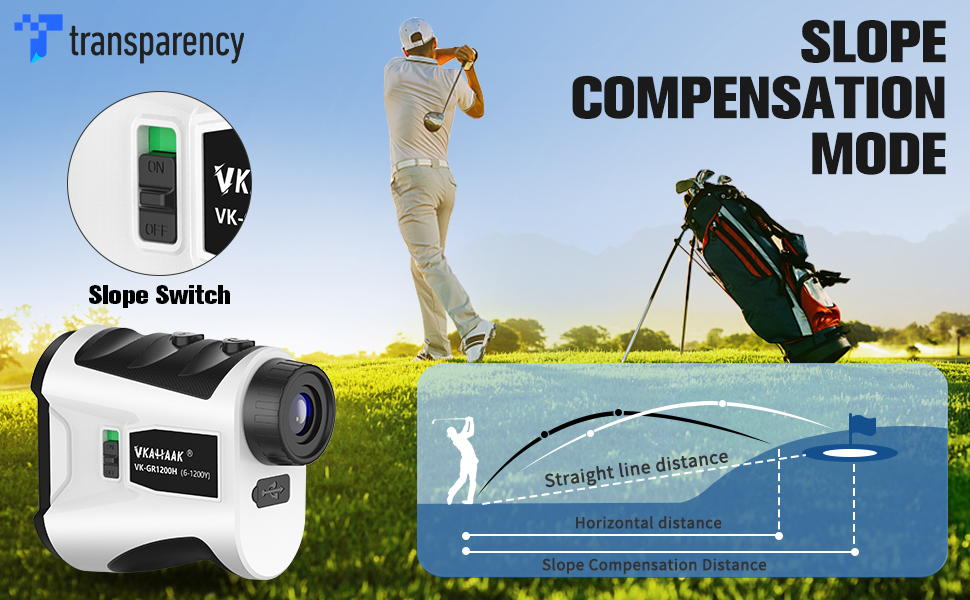Vkahaak Range Finder Golf, 1200 Yards Golf Rangefinder
