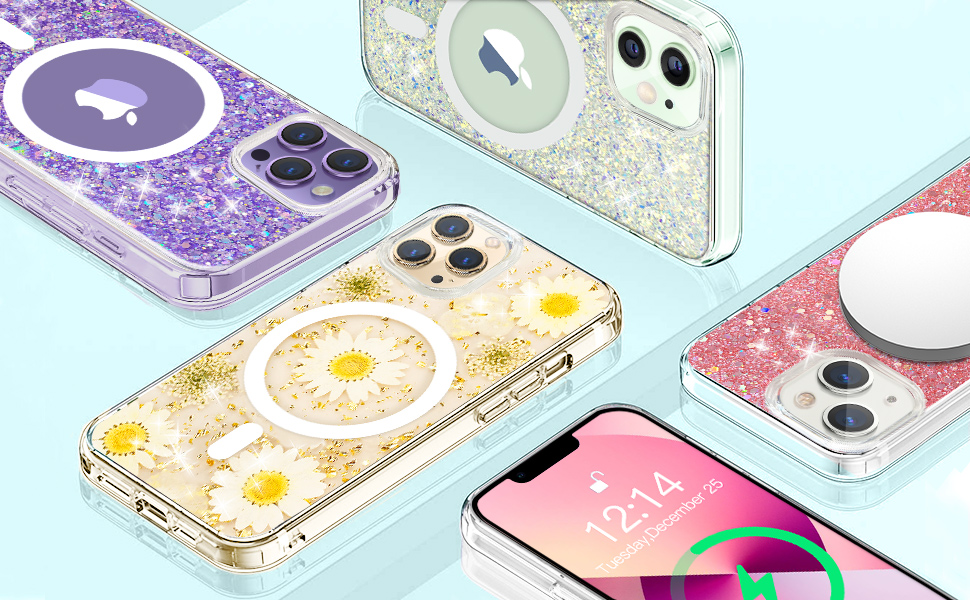 MagSafe Glitter Case for iPhone 11-14 series