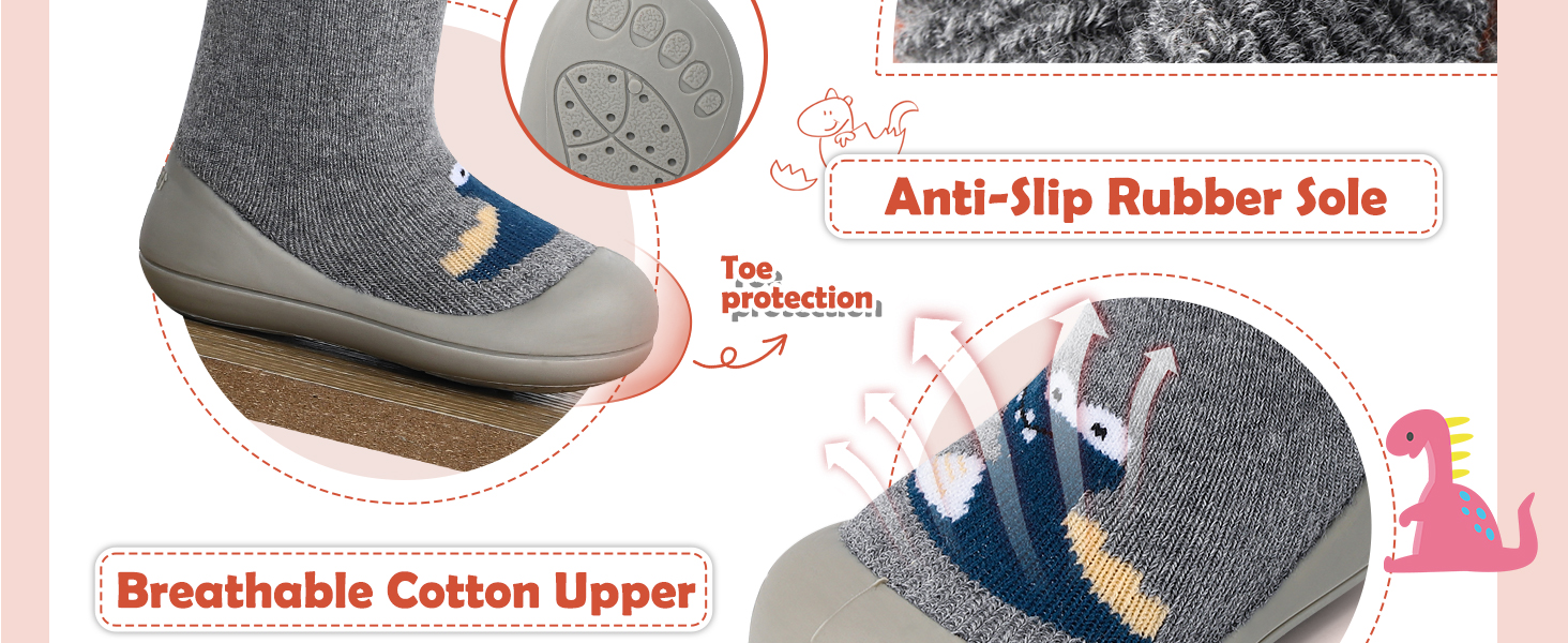 Anti-Slip Rubber Sole