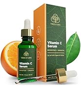 Tree of Life Vitamin C Serum for Face - 1 Fl Oz Facial Oil Serums - Moisturizing Vitamin E for Br...