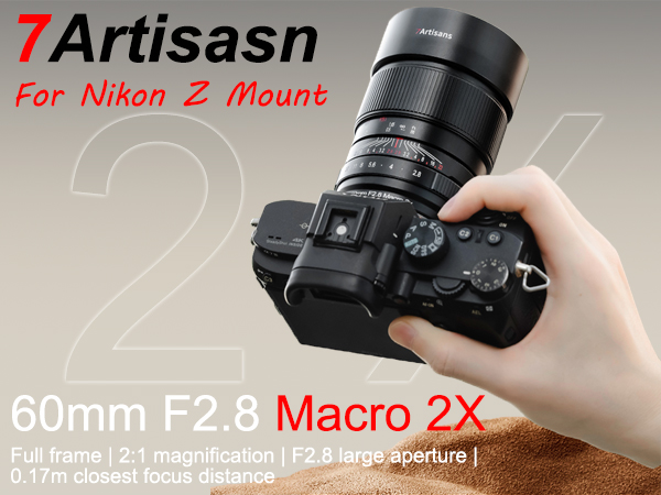 MITSUさん　七工匠 Nikon Zマウント用 60mm f2.8 MACRO 七工匠 7Artisans 60mm F2.8 Macro 単焦点レンズ | 焦点工房
