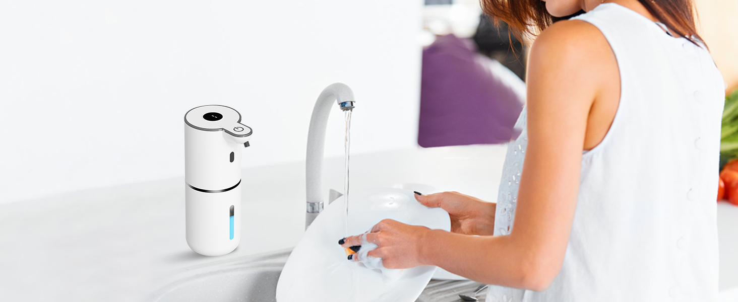 The automatic soap dispenser touchless is designed for versatility