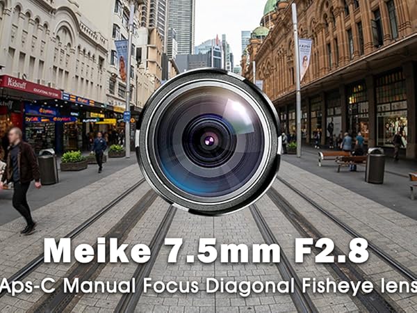 【美品】Meike ⭐️7.5mmf2.8 超広角 対角魚眼レンズ※マニュアル Amazon.com : Meike 7.5mm f2.8 Ultra Wide Angle Manual Focus