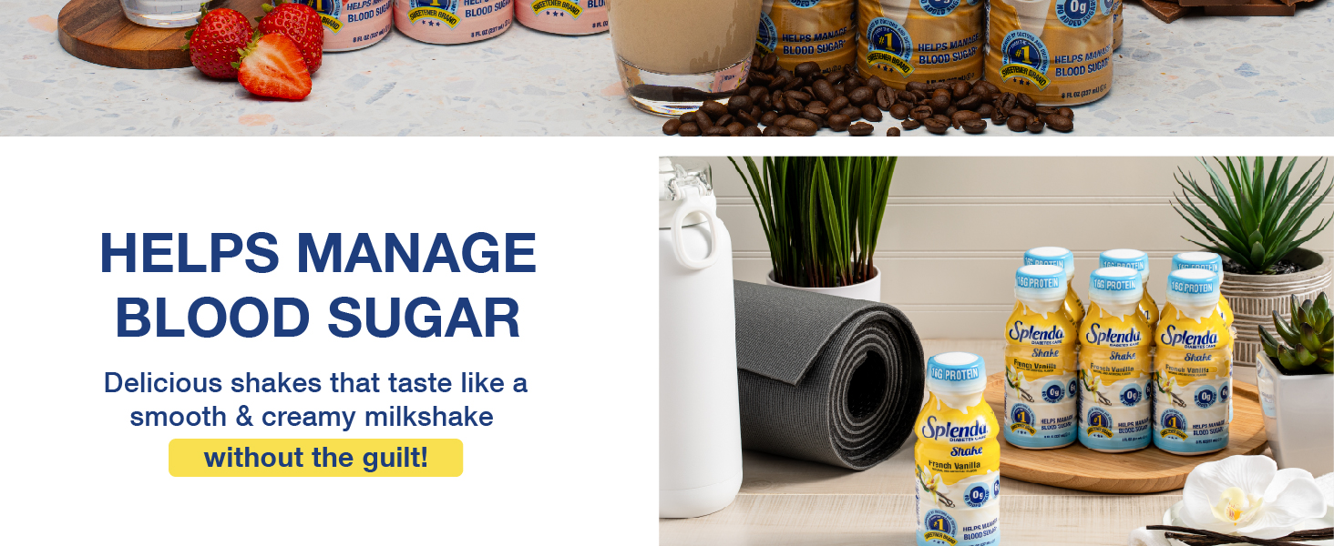Splenda Diabetes Care Shake Zero Added Sugar Great Taste
