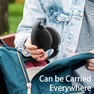 Text reads 'Can be Carried Everywhere'. Person in denim jacket holding what appears to be a camera or device.