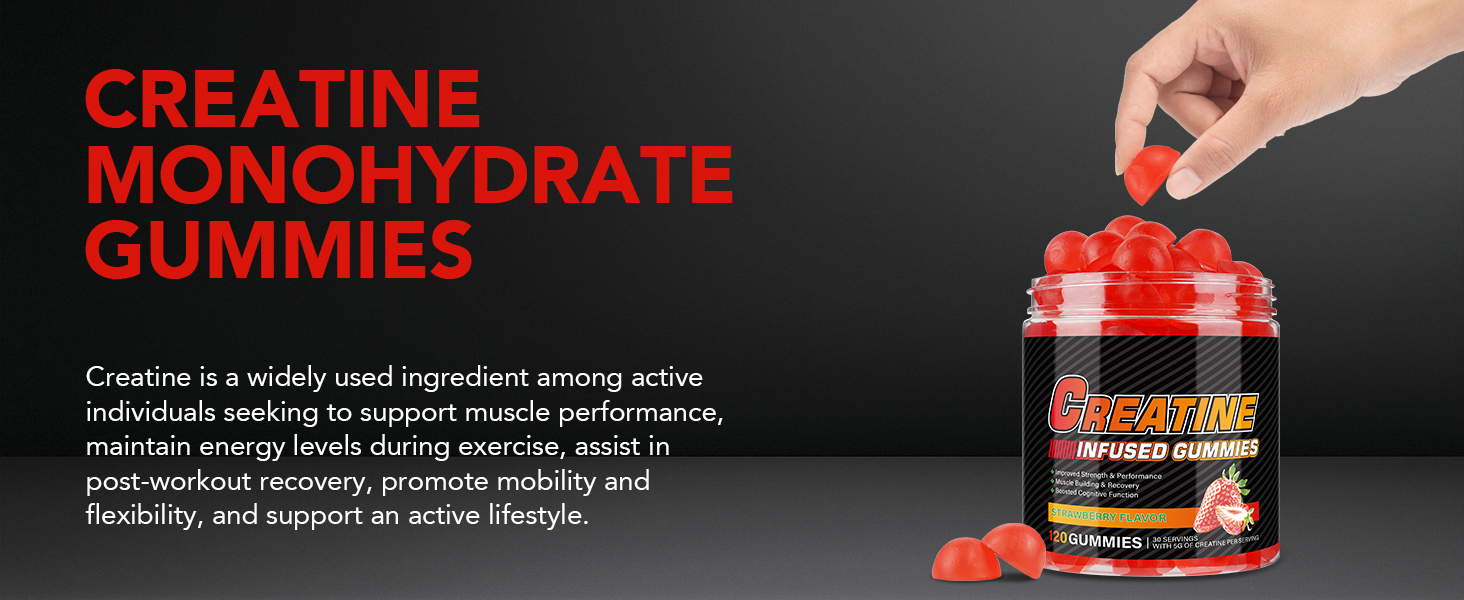 CREATINE MONOHYDRATE GUMMIES