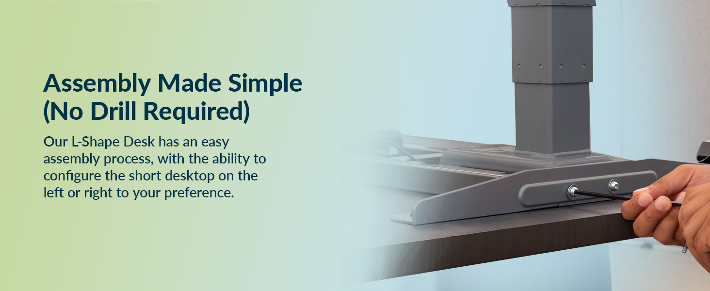 adjustable L shaped standing desk with memory presets ergonomic corner desk electric sit stand desk