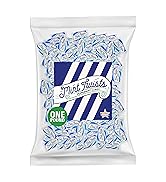 Blue Cylinder Shaped Mint Candy Twists - 2 Pounds