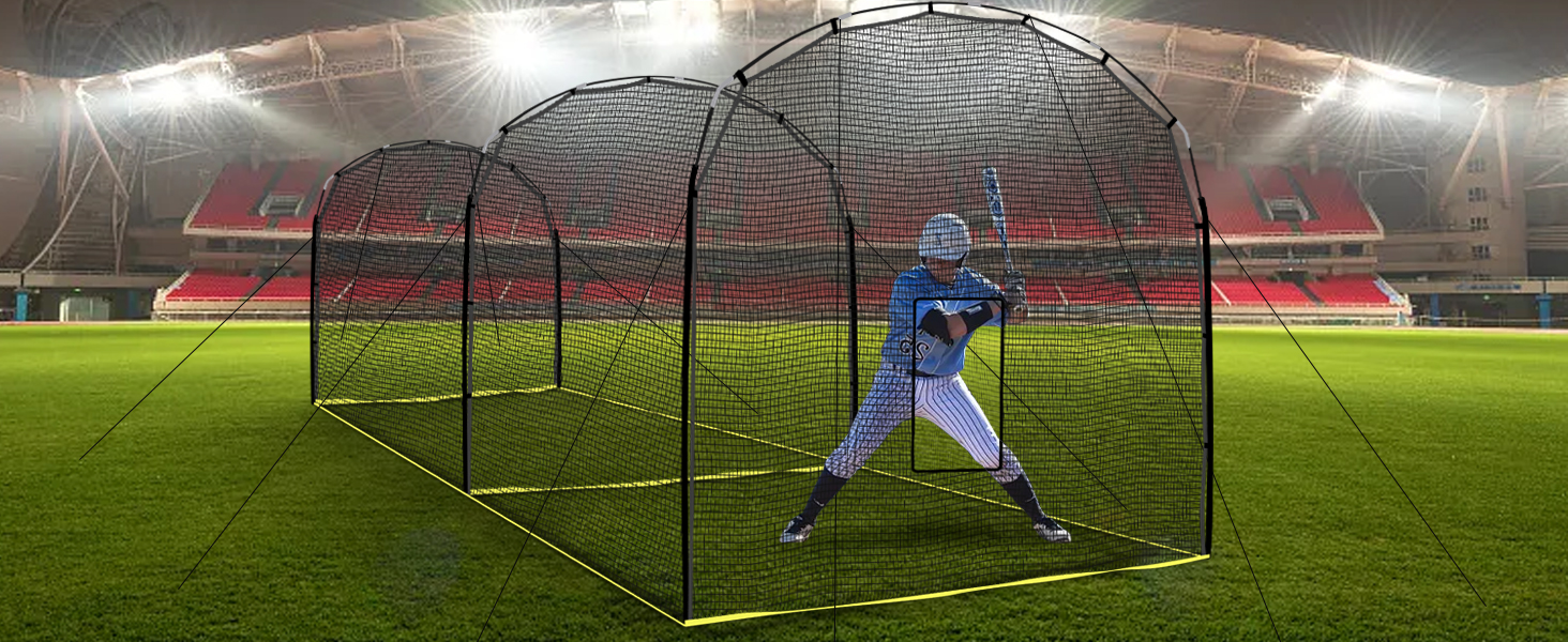 Portable Outdoor Softball Baseball Batting Hitting Cages