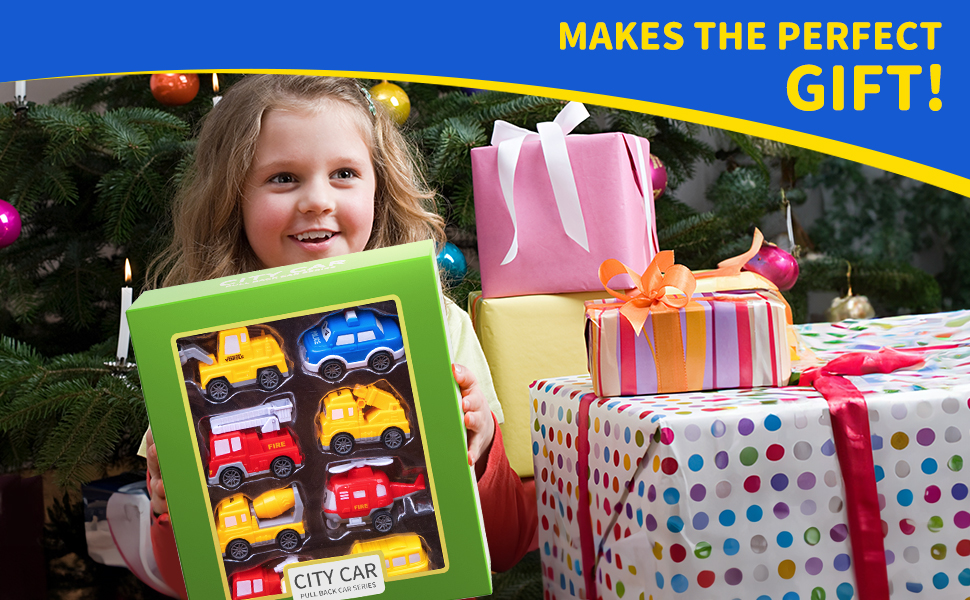 Bennol Baby Toddler Toys, 8 Pieces Baby Truck Car Toy and Playmat Storage Bag,1 2