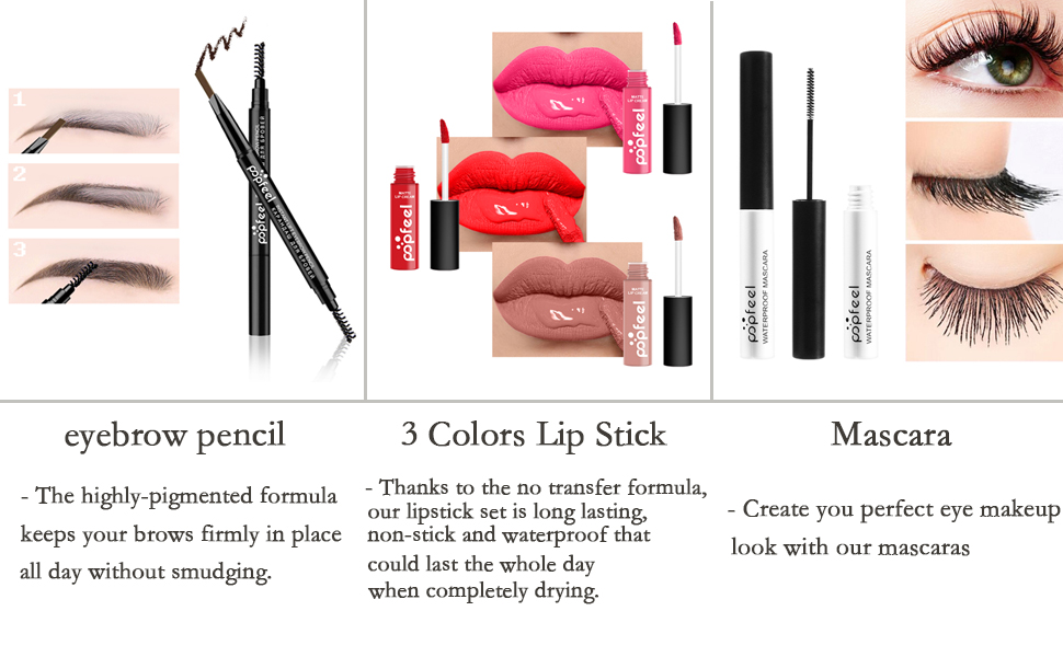 Cosmetics Brushes Foundation Concealer Powder Face Eye Make up Brushes Kit