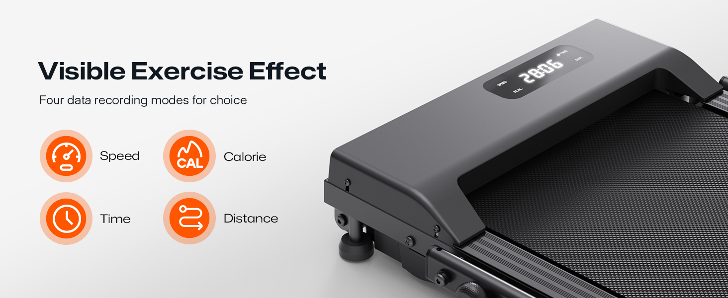 visible exercise effect treadmill with incline