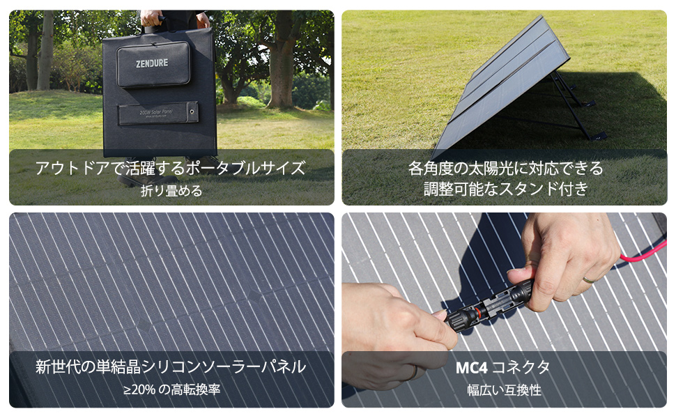 ZENDURE 200W ソーラーパネル ZENDURE 200W ソーラーパネル – Zendure Japan
