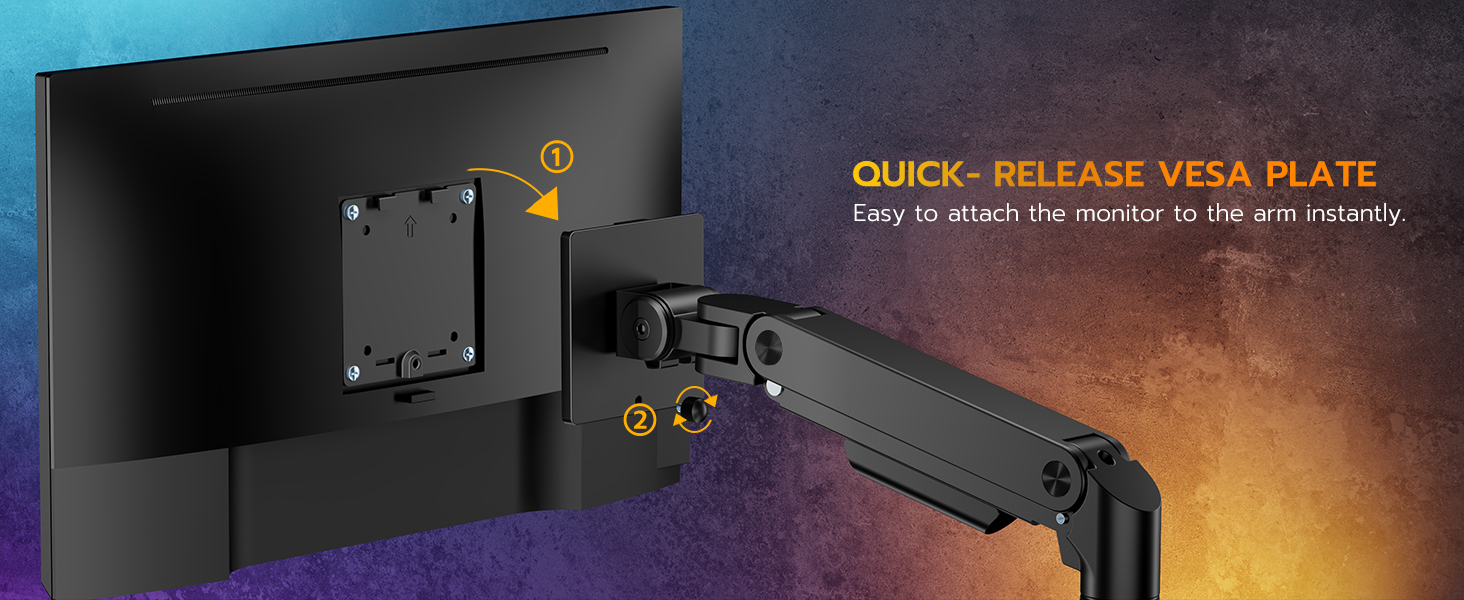 monitor arm wall mount