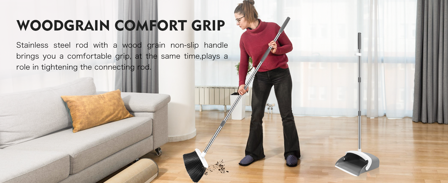 Broom and Dustpan Set