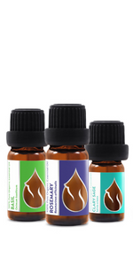 Hair repair set - Basil, Rosemary and Clary sage essential oils