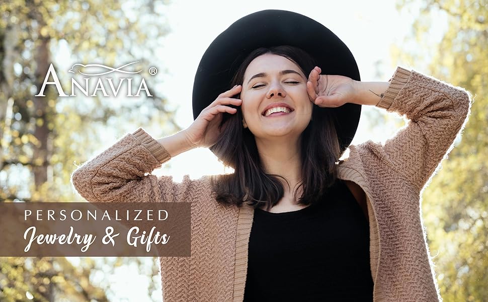 anavia personalized jewelry gift necklace for mom couples mother s day Christmas gift for women