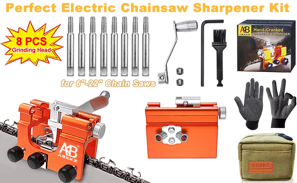 Chainsaw Sharpener Jig, Adjustable Handle Chainsaw Chain