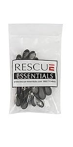 Rescue Essentials Rocket Bands - EPDM Black Rubber Bands - 10 Pack Variety