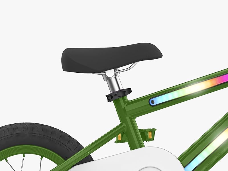 close up of lights and seat on bike