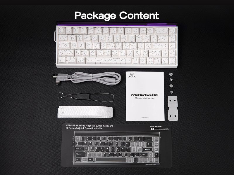 EPOMAKER Aula Hero68 HE Wired Magnetic Gaming Keyboard