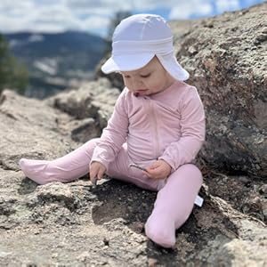 Baby in pink romper