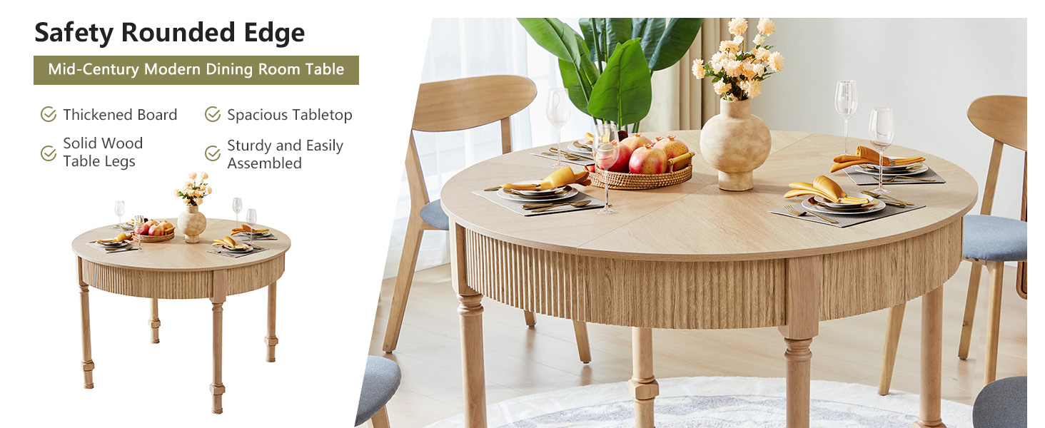 Round Kitchen Dining Table