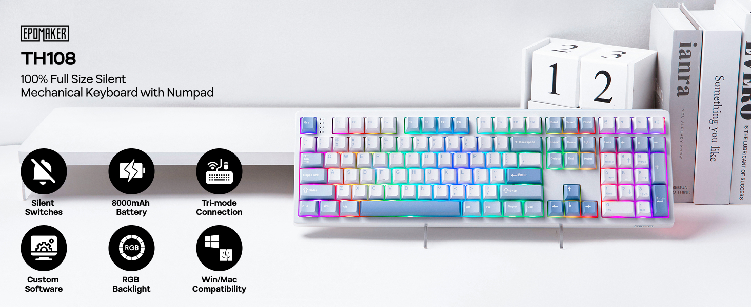 TH108 Wireless Gaming Keyboard