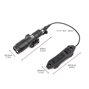 M300 デュアルスイッチ　リモートスイッチ　スカウトライト　レプリカ M300 デュアルスイッチ リモートスイッチ スカウトライト