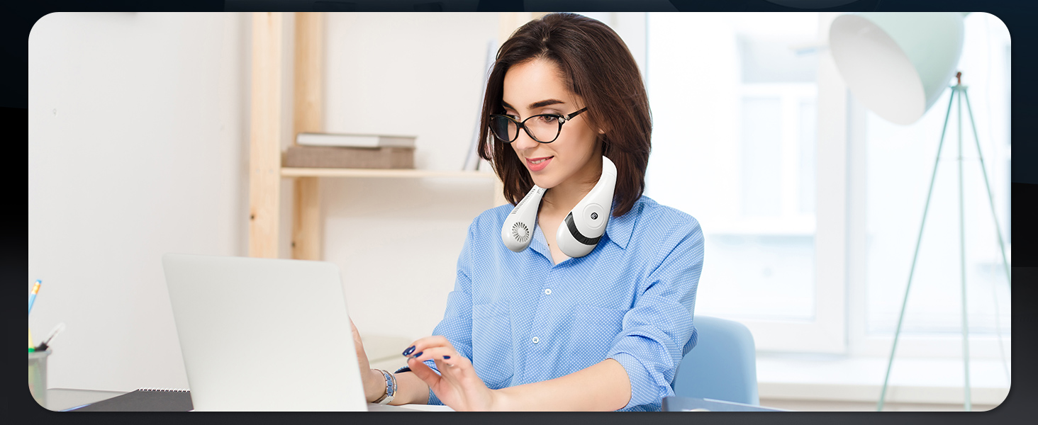 neck fan rechargeable portable neck fan personal fan birthday gifts for men women neck fan