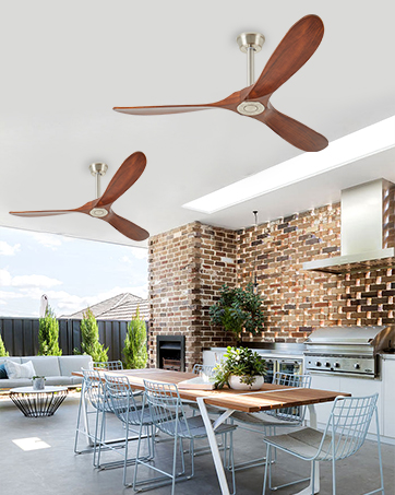 wood ceiling fan
