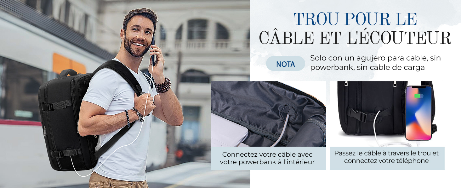 Sacs cabines 40x20x25cm