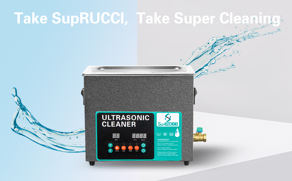SupRUCCI Ultrasonic Carburetor Cleaner, Ultrasonic Cleaner