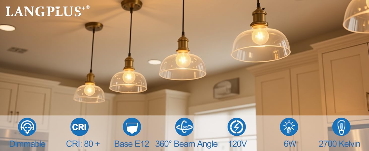 G50 6W LED Light Bulbs