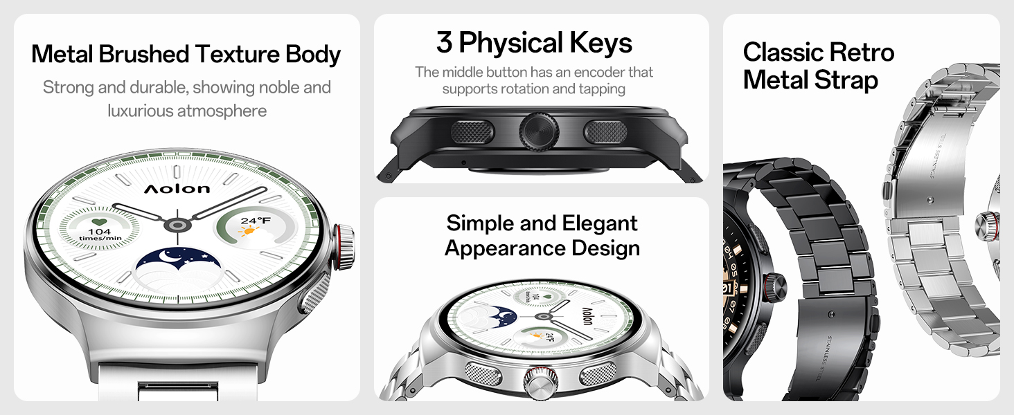Full metal watch body and strap