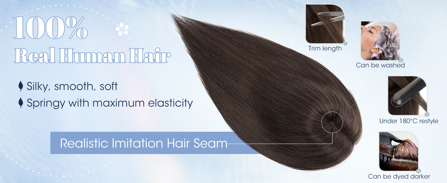 Real Human Hair Pieces for Women