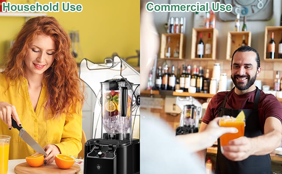 Household use and commercial use blender