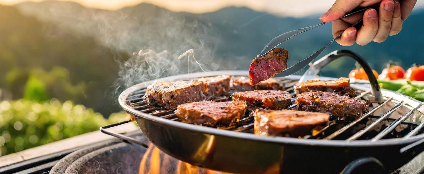 Embrace effortless serving and enjoy every bite under the open sky!