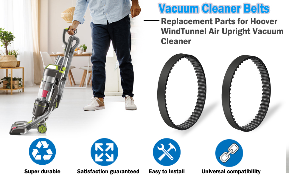 Vacuum Belts Replacement for Hoover WindTunnel Air Upright