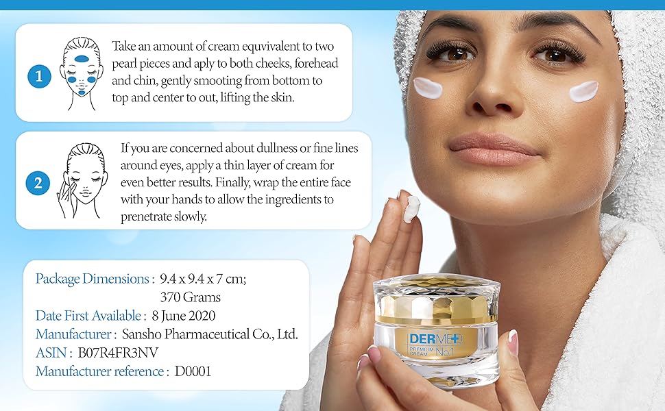 DERMED+ Premium Cream Enriched With 8 Ingredients For