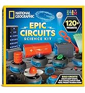 National Geographic Circuit Maker Kit - Electronics Kit for Kids with 120 Electrical Circuit Proj...