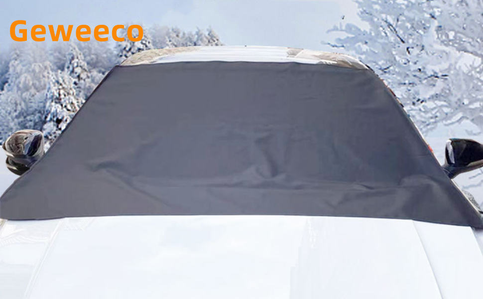 Geweeco Car Windshield Cover for Ice and Snow, Waterproof 600D Oxford