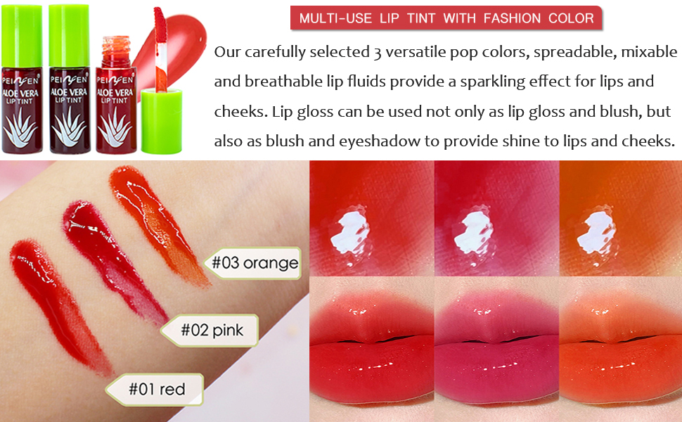 Best Tint Dyeing Liquid Lipgloss Water Lip Glaze Nourshing Lip Glaze Tint Shiny Liquid Lipsticks