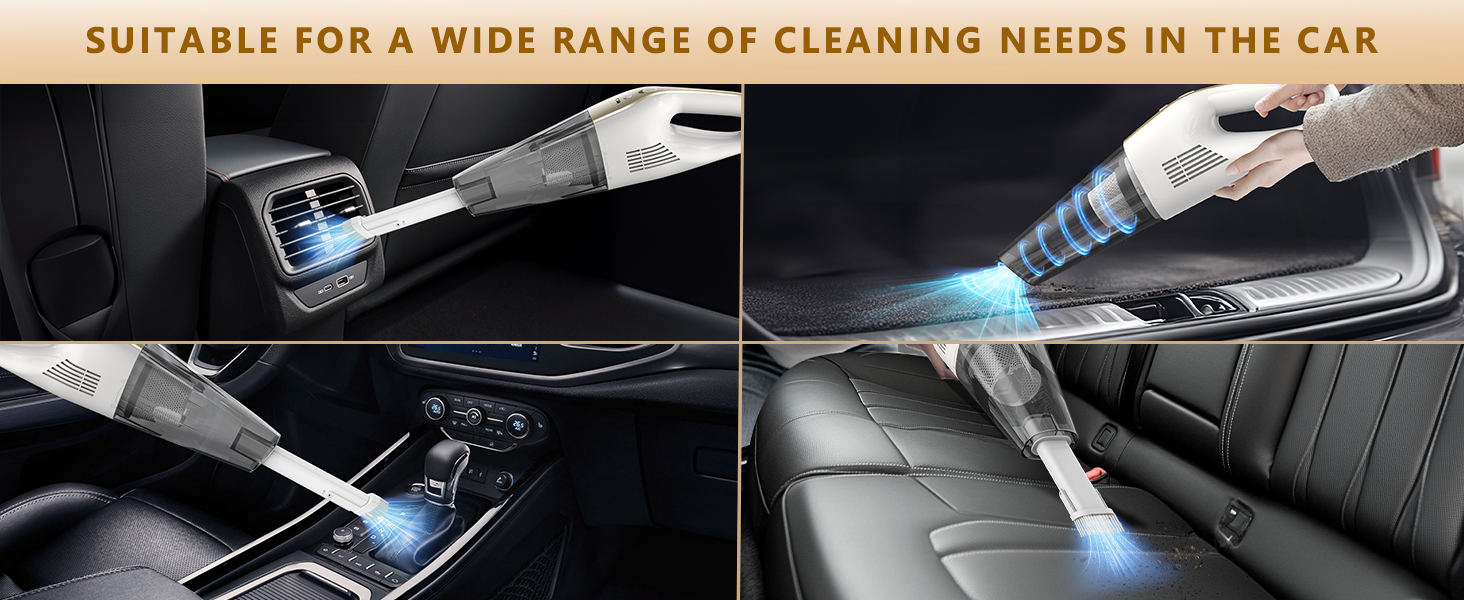 powerful car vacuum cleaner high power portable mini vacuums suction cordless wireless handheld