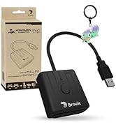 Brook FGC Retro With Keychain– PS1 & PS2 Controller Adapter for PS5, PS4, PC Supports Turbo, Rema...