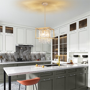 modern crystal pendant light