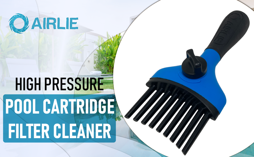 Airlie High Pressure Pool Filter Cleaner, Clean Filters